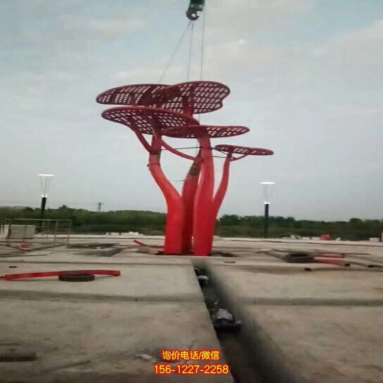 不銹鋼抽象雕塑，景觀點(diǎn)綴廣場