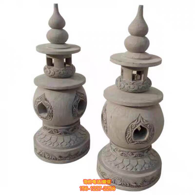 青石燈籠石雕，完美點(diǎn)綴庭院園林