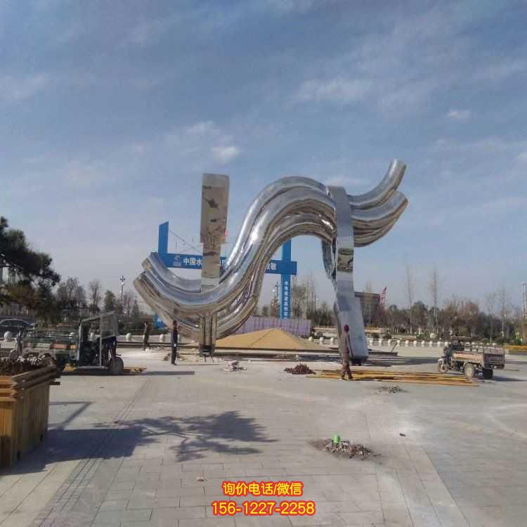 不銹鋼抽象雕塑，景觀園林廣場裝飾