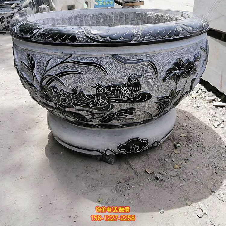 批量定制青石石雕花盆魚(yú)缸 仿古做舊戶外園林廣場(chǎng)裝飾石花盆_5803 批量定制青石石雕花盆魚(yú)缸 仿古做舊戶外園林廣場(chǎng)裝飾石花盆_5803