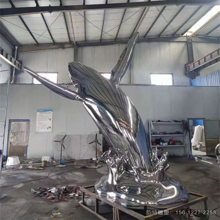 不銹鋼鯨魚(yú)雕塑 不銹鋼鯨魚(yú)雕塑